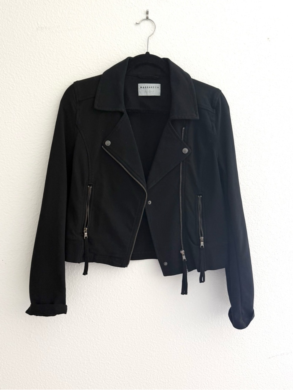 Anthropologie Marrakech Black Women's Moto Jacket size medium